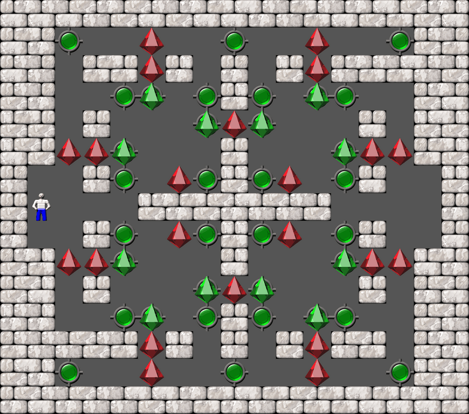 Sokoban Bugs509 collection level 247